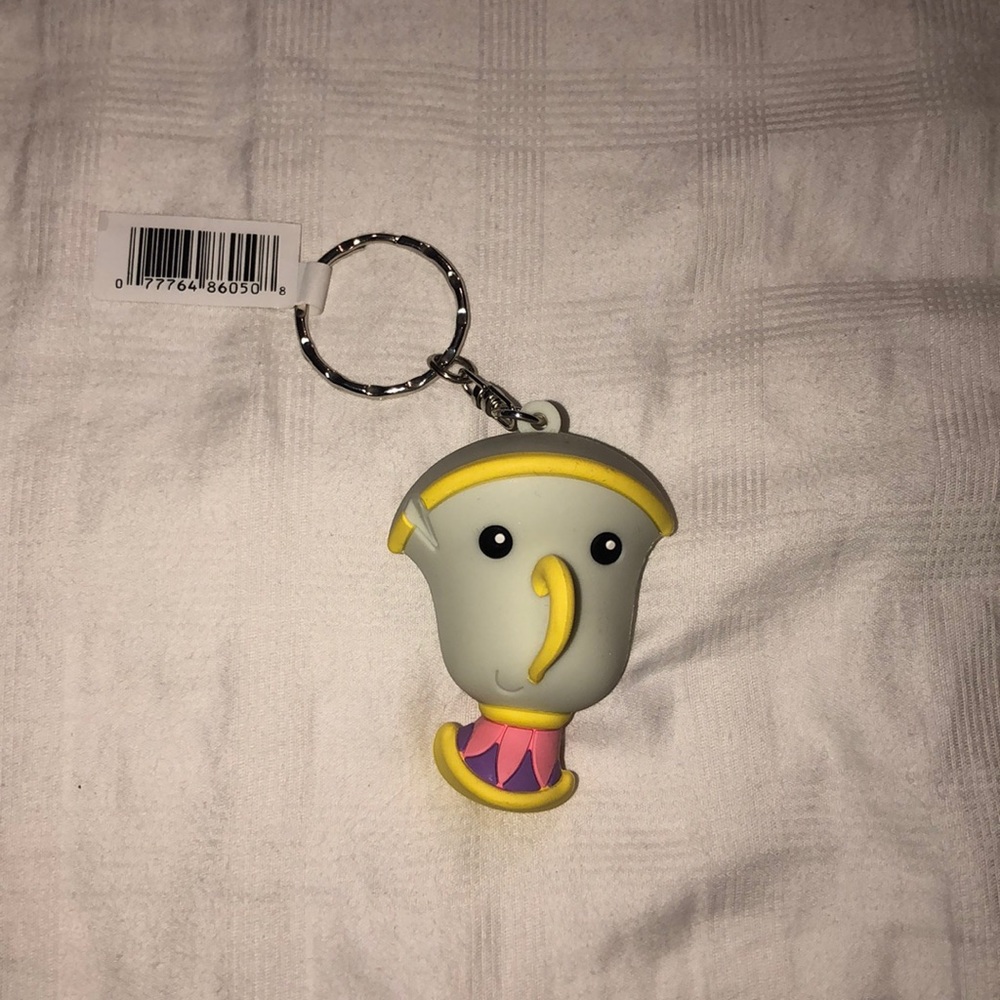 Chip mug keychain